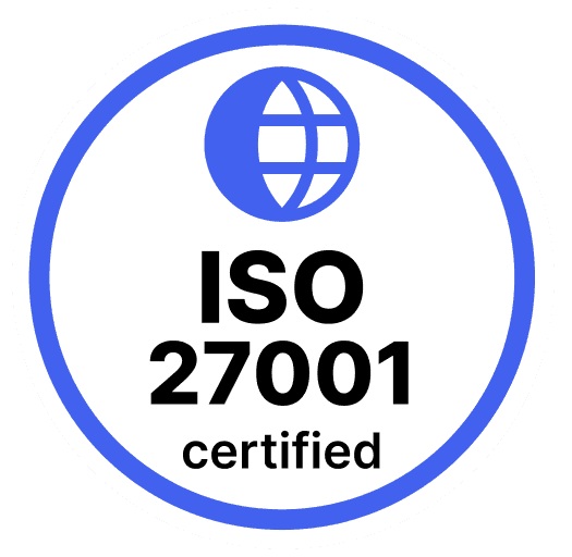 ISO 27001 certified