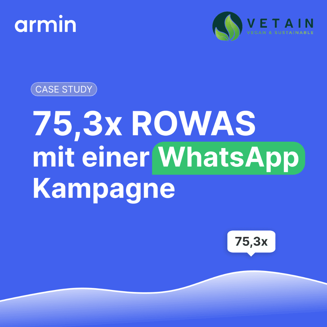 Wie VETAIN mit einer einzigen WhatsApp-Kampagne einen 75,3x ROWAS erzielte