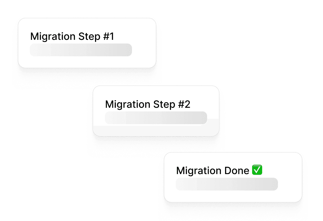 Migration with 1-Click Setup