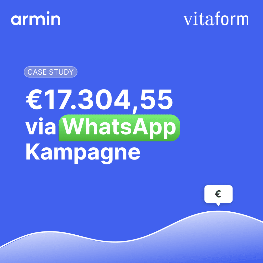 Wie vitaform GmbH & Co. KG mit WhatsApp €17.304,55 Umsatz generierte
