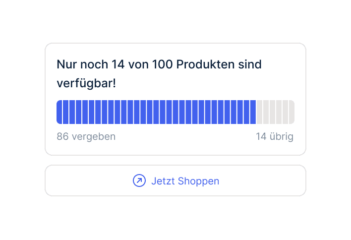Verknappung und Zeitlimits